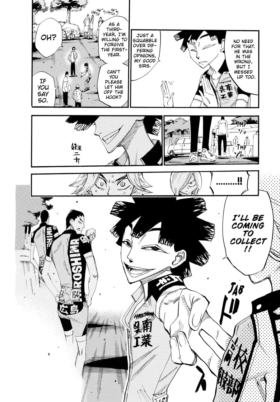 Yowamushi Pedal Chapter 423 page 17 - 