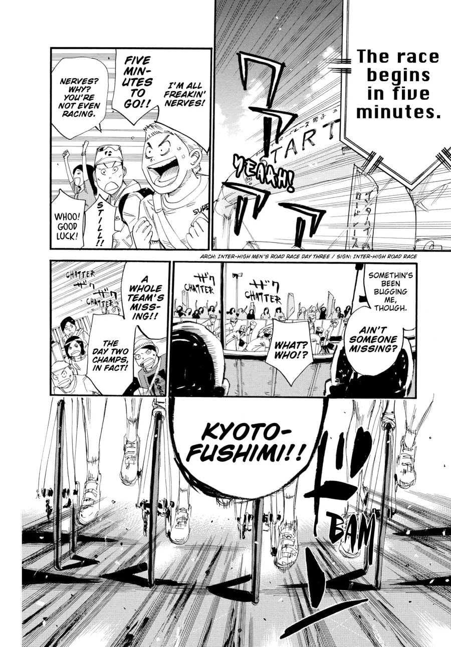 Yowamushi Pedal Chapter 424 page 14 - 