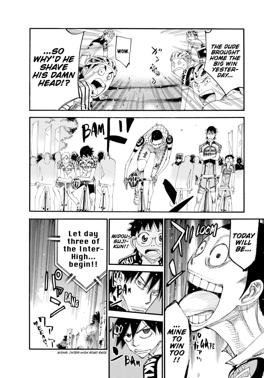 Yowamushi Pedal Chapter 424 page 17 - 