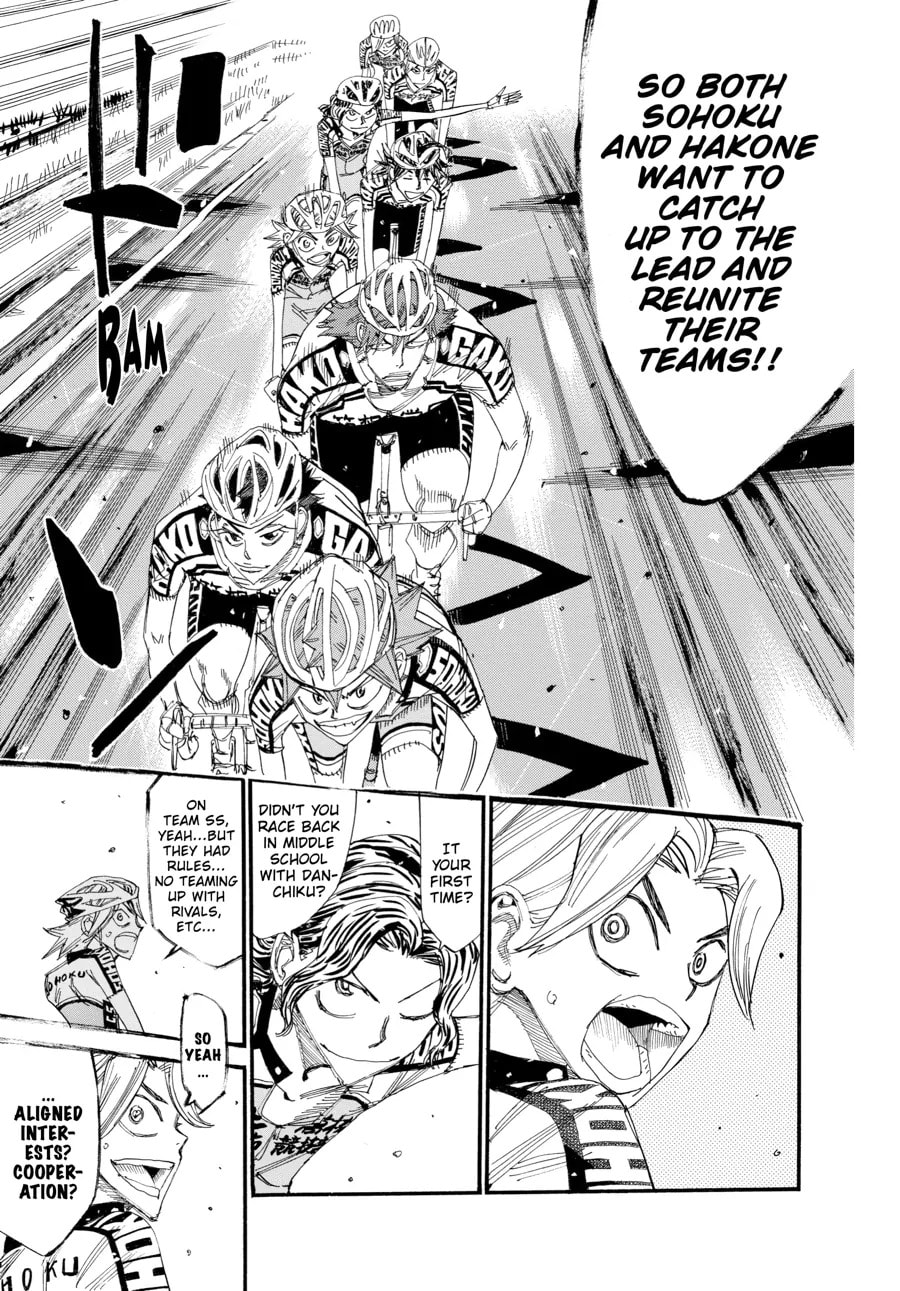 Yowamushi Pedal Chapter 428 page 10 - 