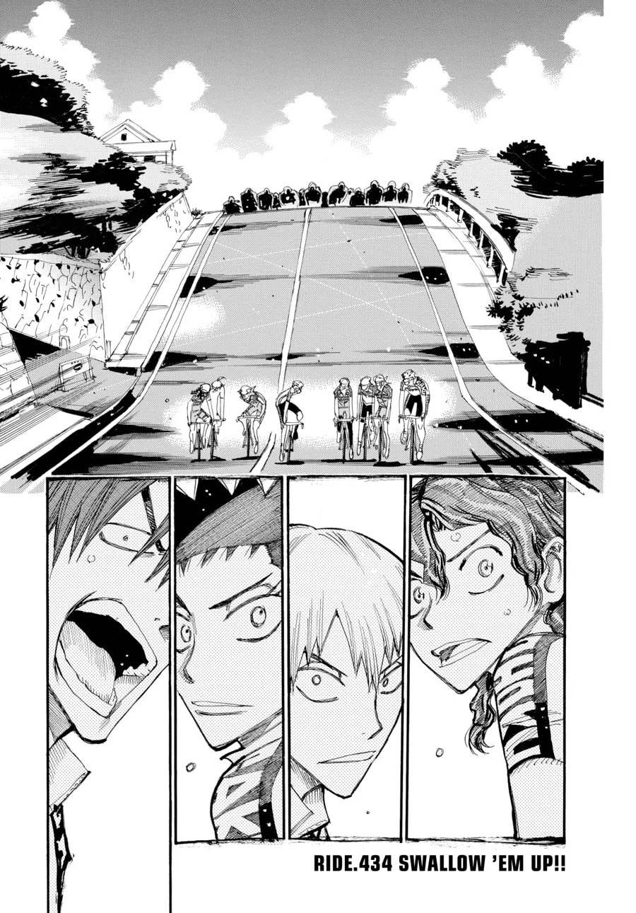 Yowamushi Pedal Chapter 434 page 1 - 