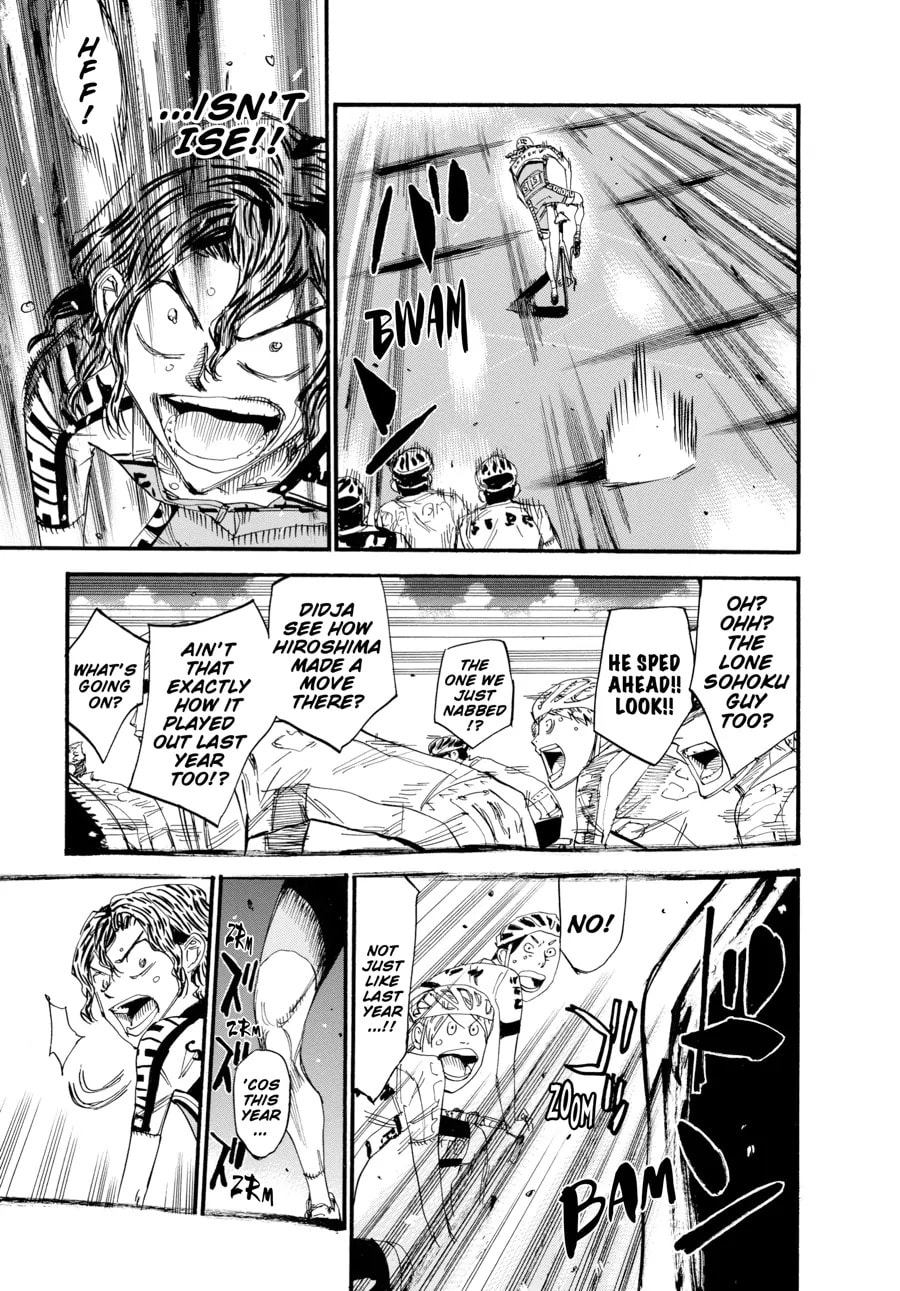 Yowamushi Pedal Chapter 435 page 19 - 