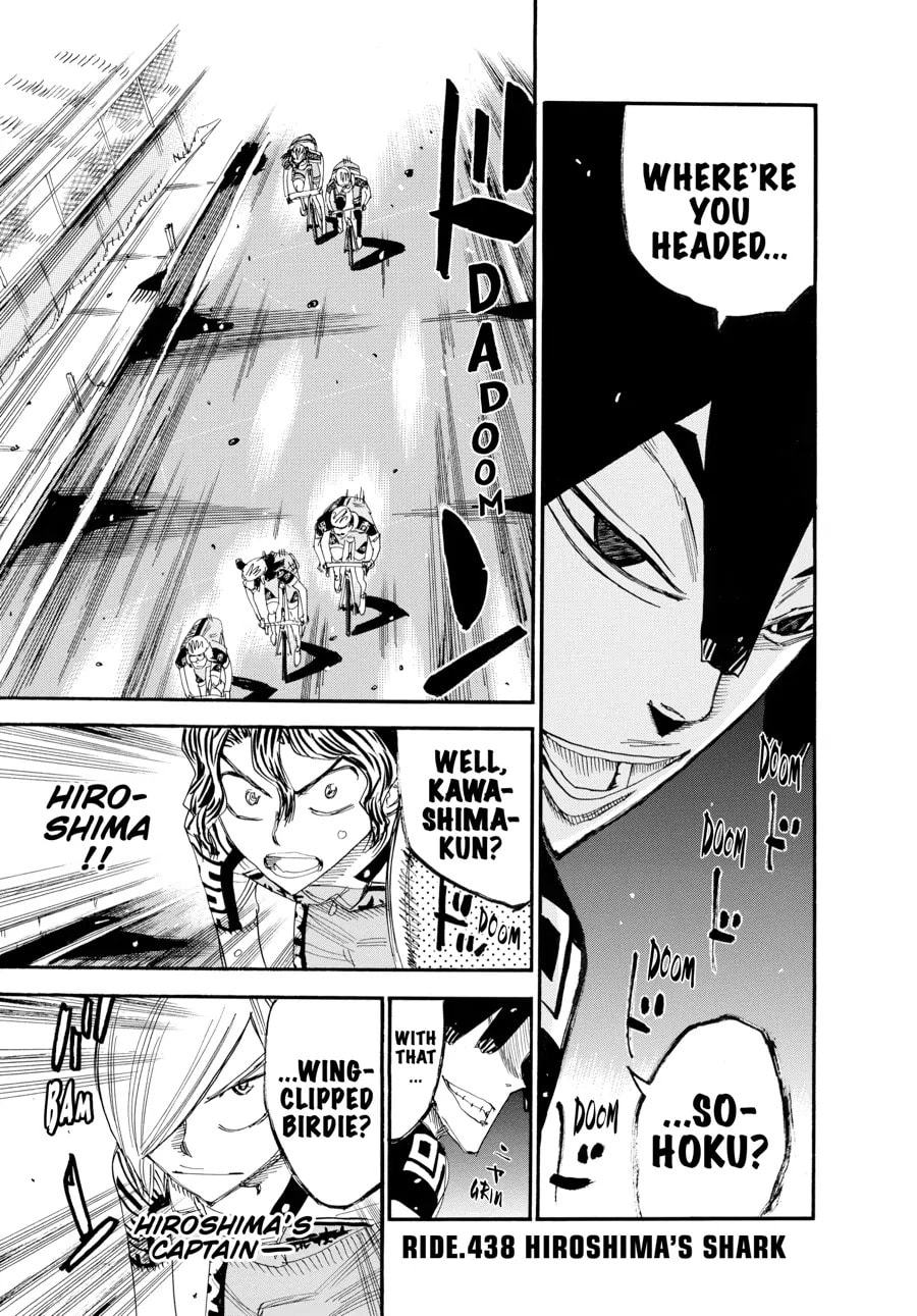 Yowamushi Pedal Chapter 438 page 1 - 