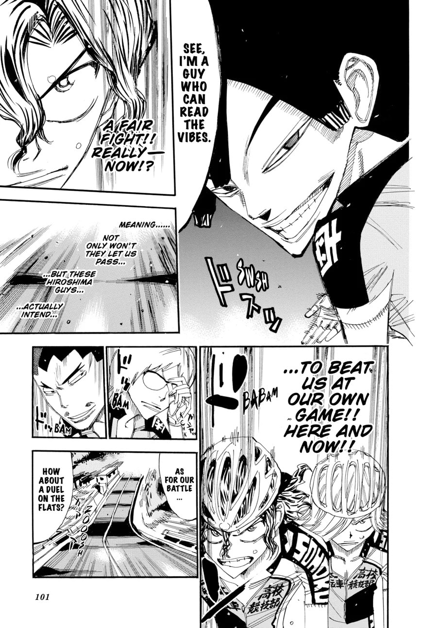 Yowamushi Pedal Chapter 438 page 14 - 
