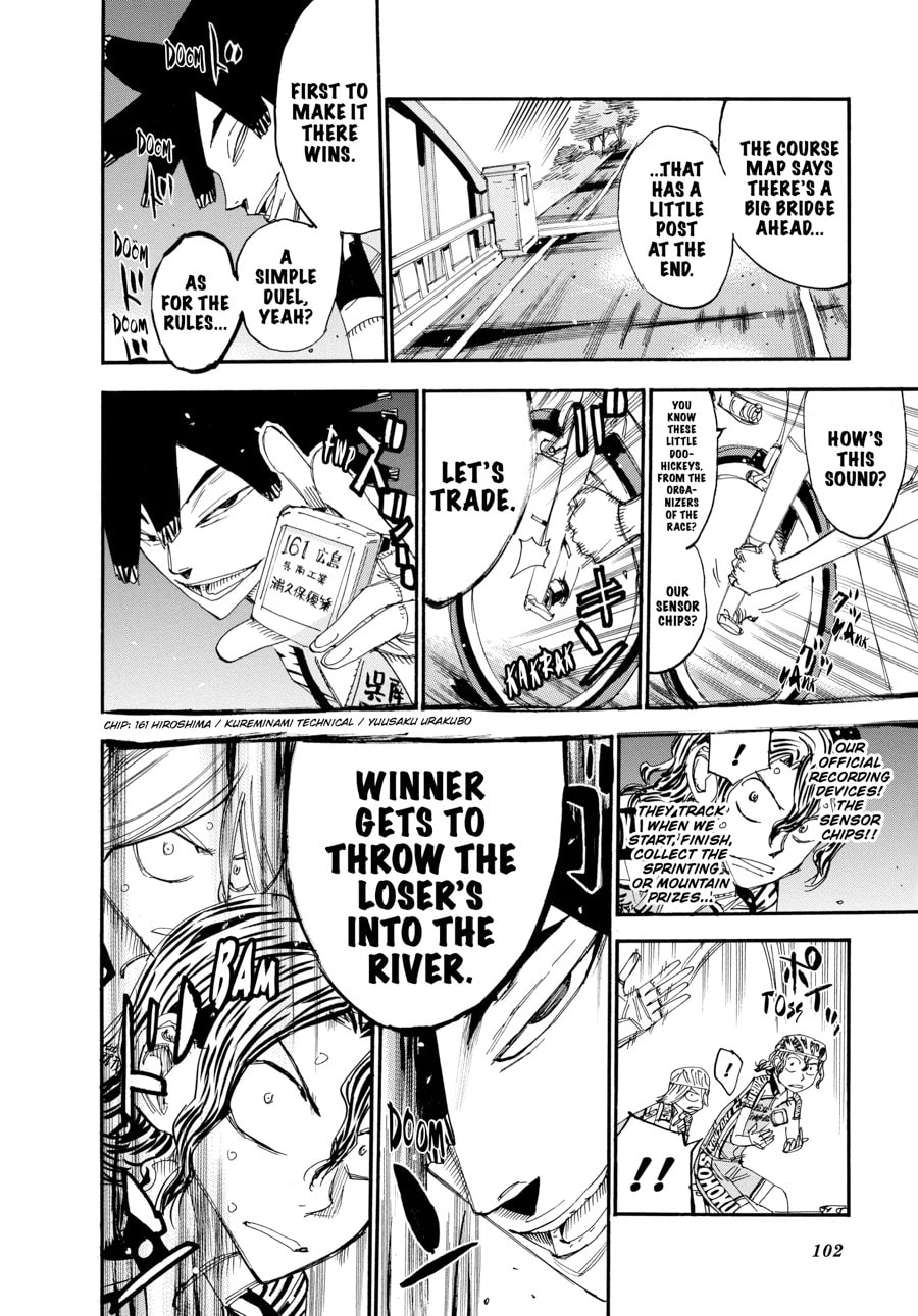 Yowamushi Pedal Chapter 438 page 15 - 