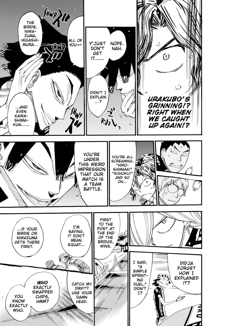 Yowamushi Pedal Chapter 441 page 17 - 