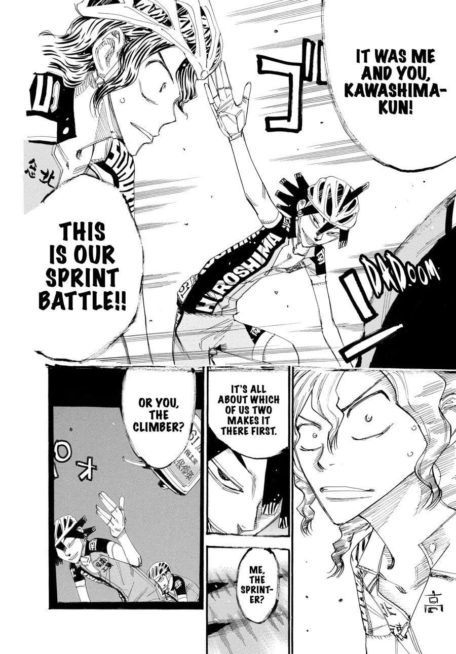 Yowamushi Pedal Chapter 441 page 18 - 