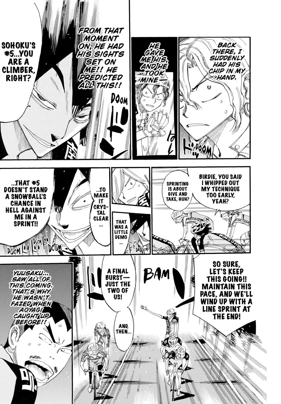 Yowamushi Pedal Chapter 441 page 19 - 