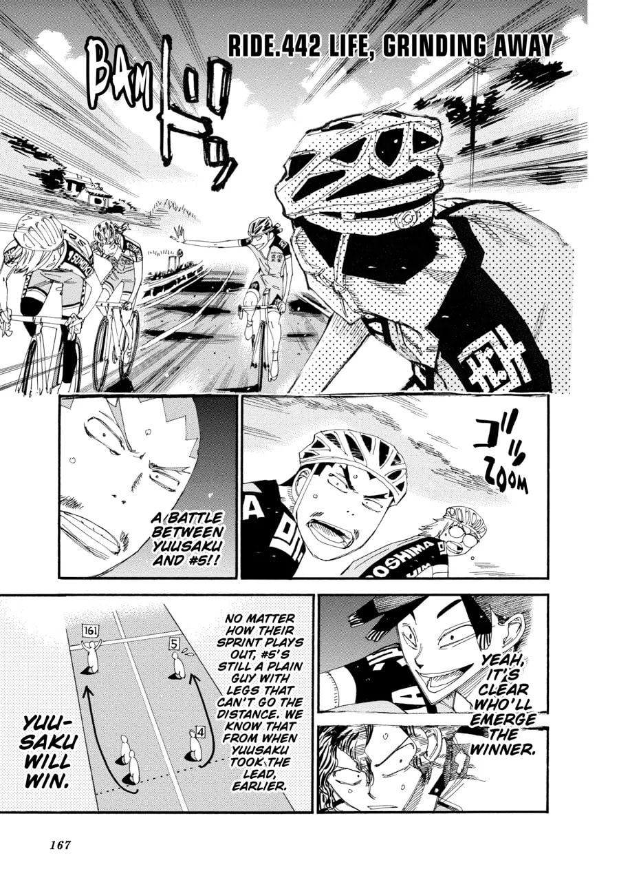Yowamushi Pedal Chapter 442 page 1 - 