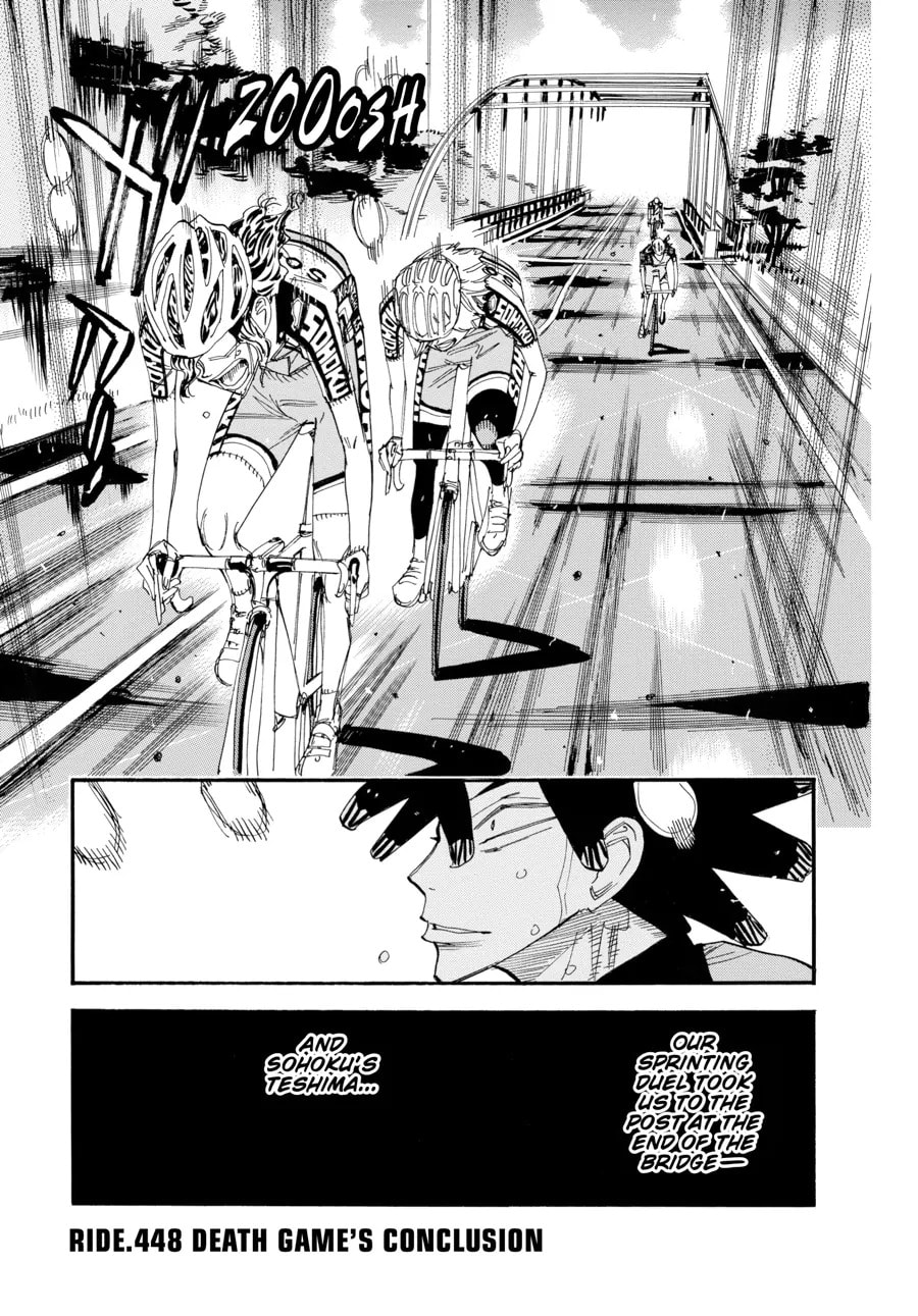 Yowamushi Pedal Chapter 448 page 1 - 