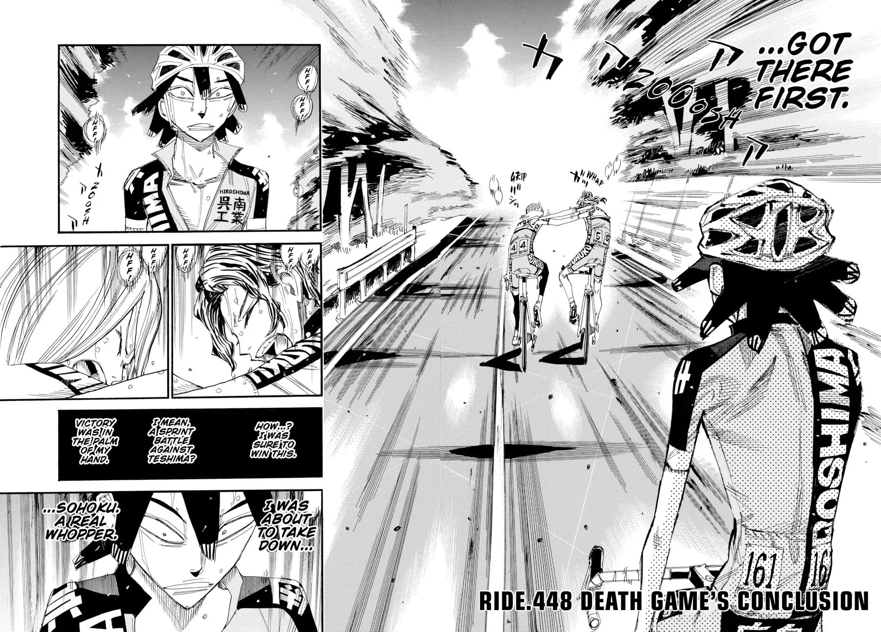 Yowamushi Pedal Chapter 448 page 2 - 