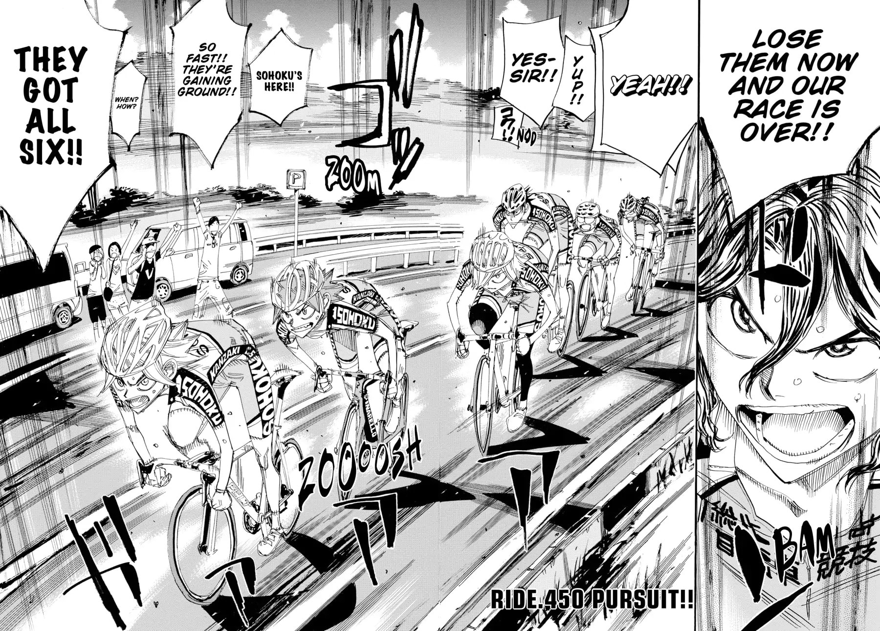 Yowamushi Pedal Chapter 450 page 2 - 
