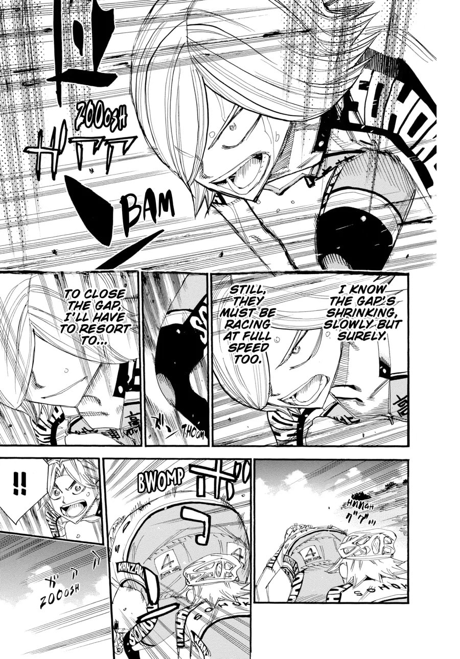 Yowamushi Pedal Chapter 450 page 13 - 