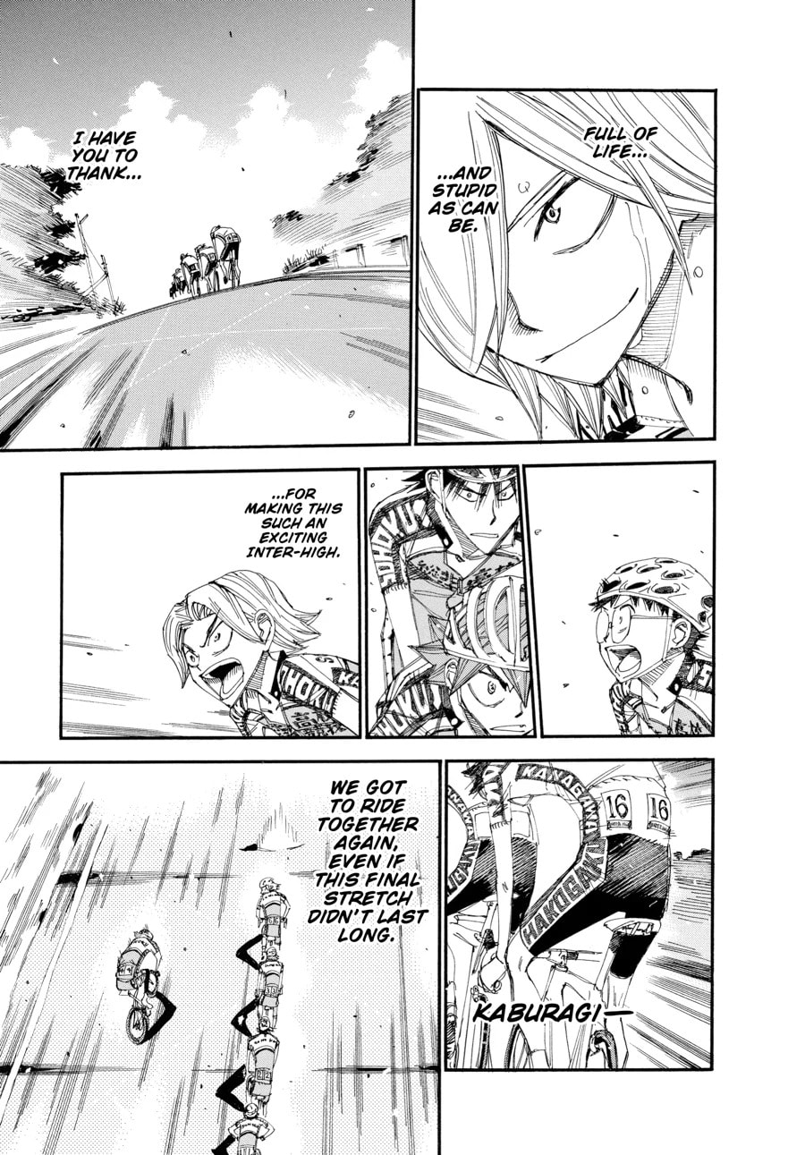 Yowamushi Pedal Chapter 451 page 17 - 