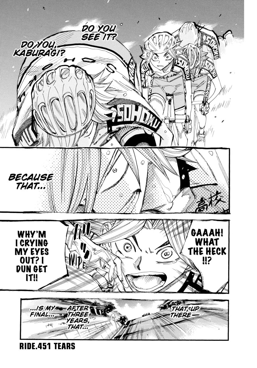 Yowamushi Pedal Chapter 451 page 8 - 