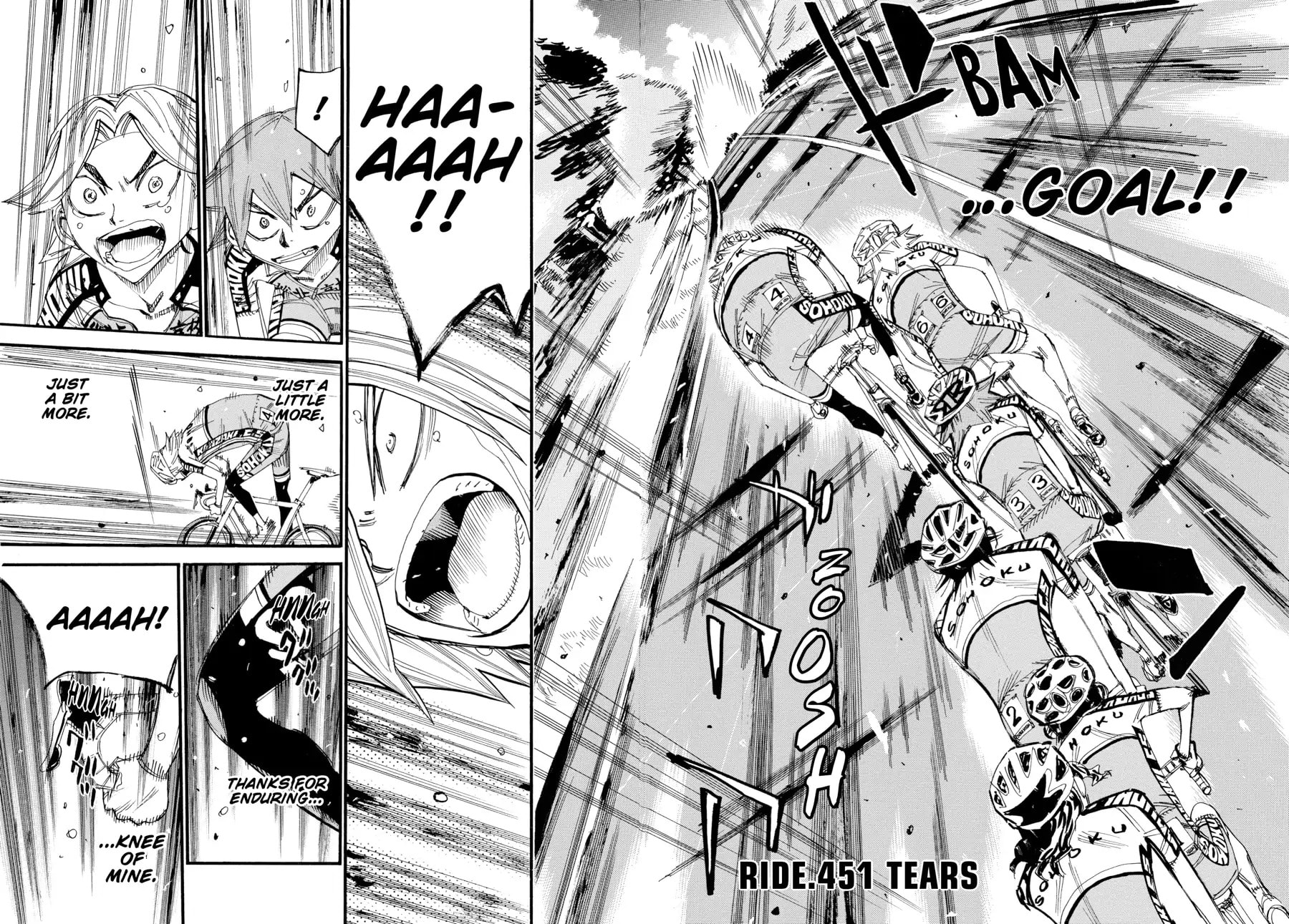 Yowamushi Pedal Chapter 451 page 9 - 