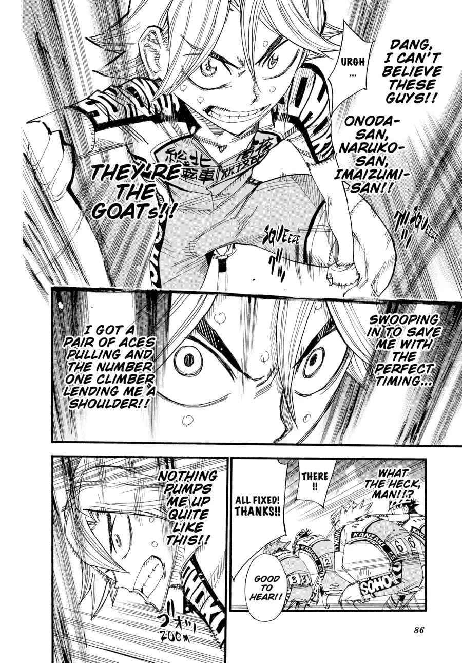 Yowamushi Pedal Chapter 454 page 14 - 