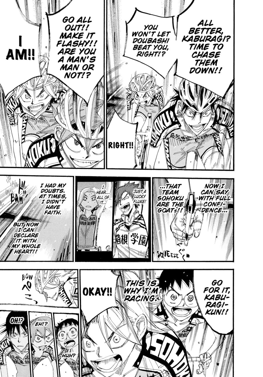 Yowamushi Pedal Chapter 454 page 15 - 