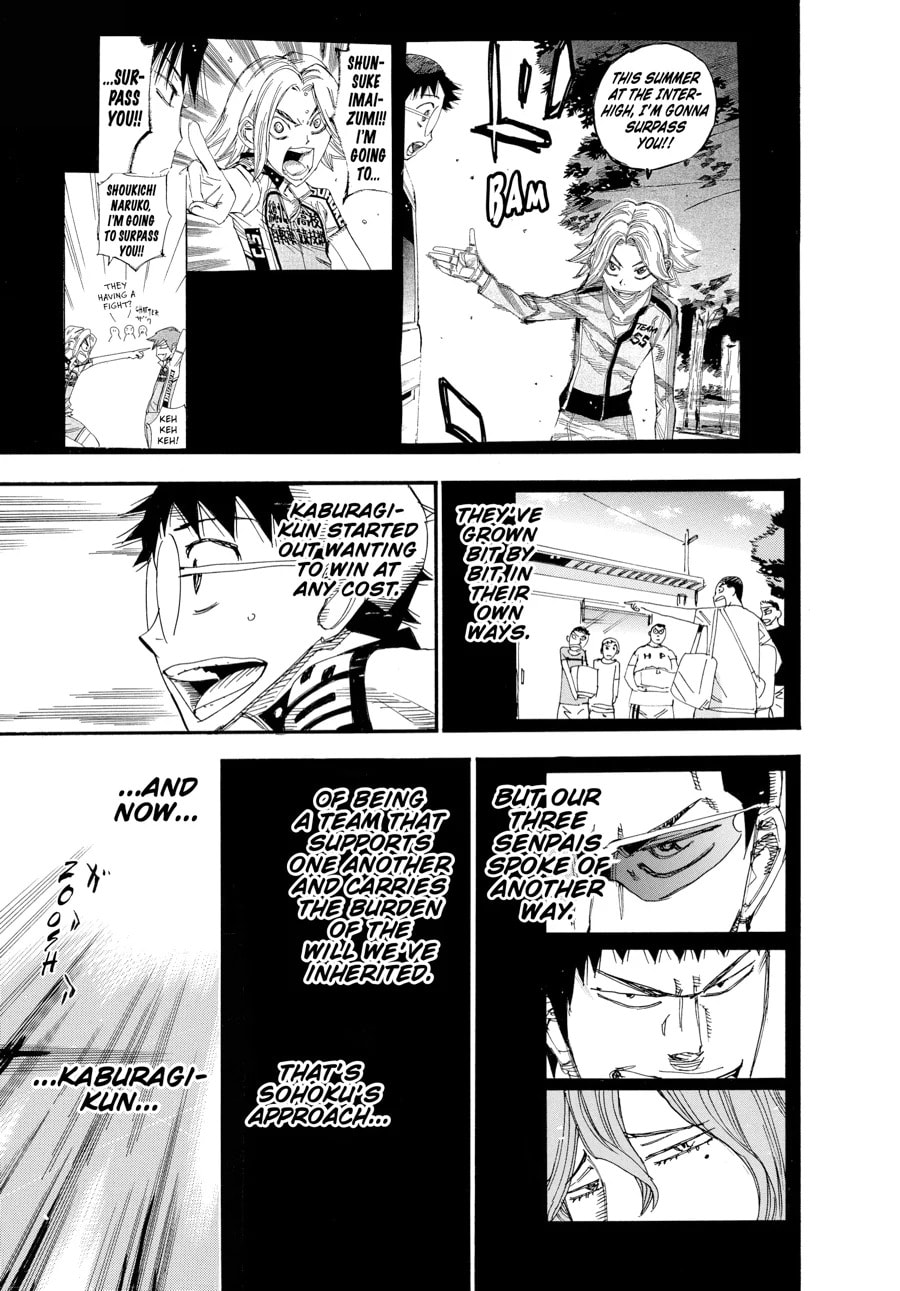 Yowamushi Pedal Chapter 454 page 3 - 