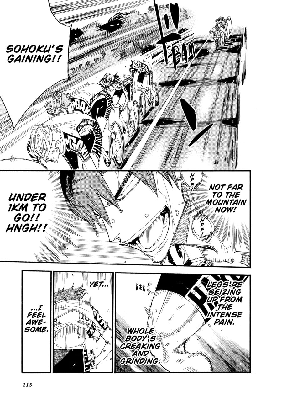 Yowamushi Pedal Chapter 455 page 22 - 