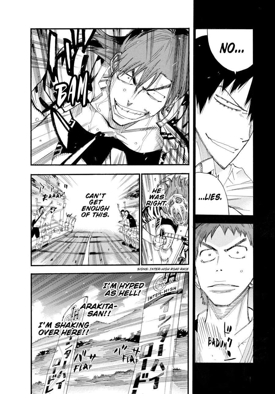 Yowamushi Pedal Chapter 456 page 17 - 