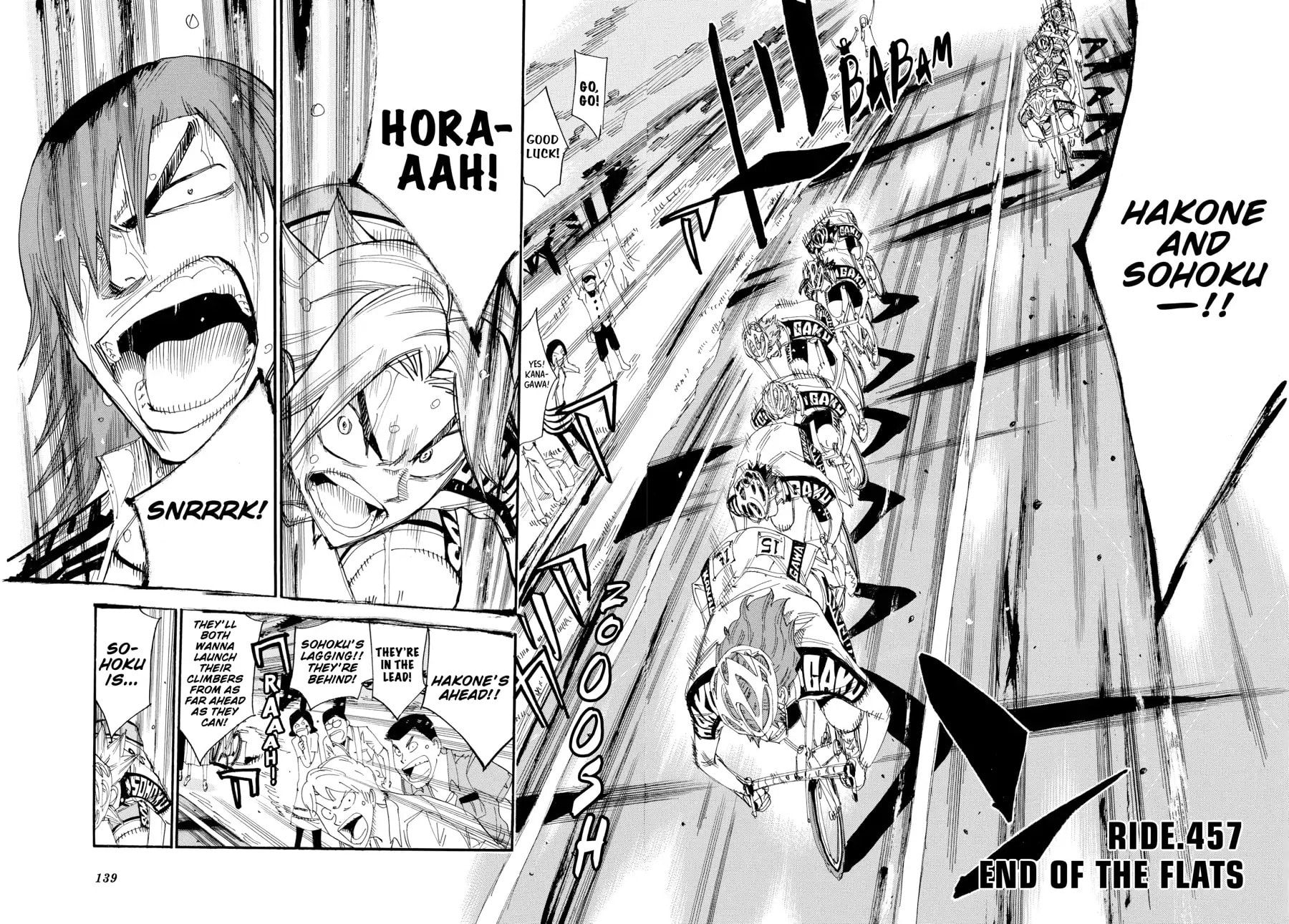 Yowamushi Pedal Chapter 457 page 2 - 