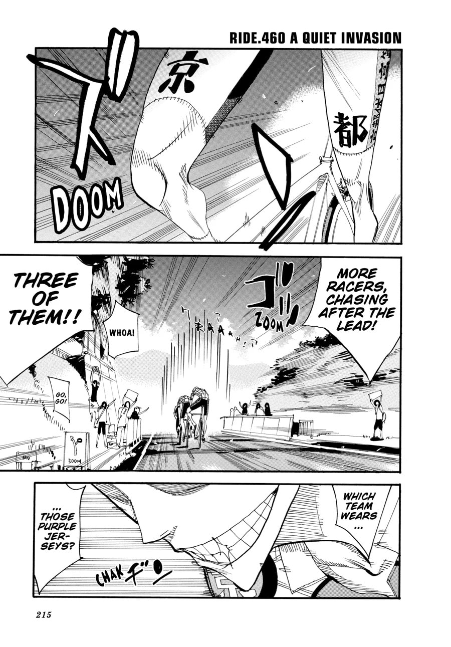 Yowamushi Pedal Chapter 460 page 1 - 