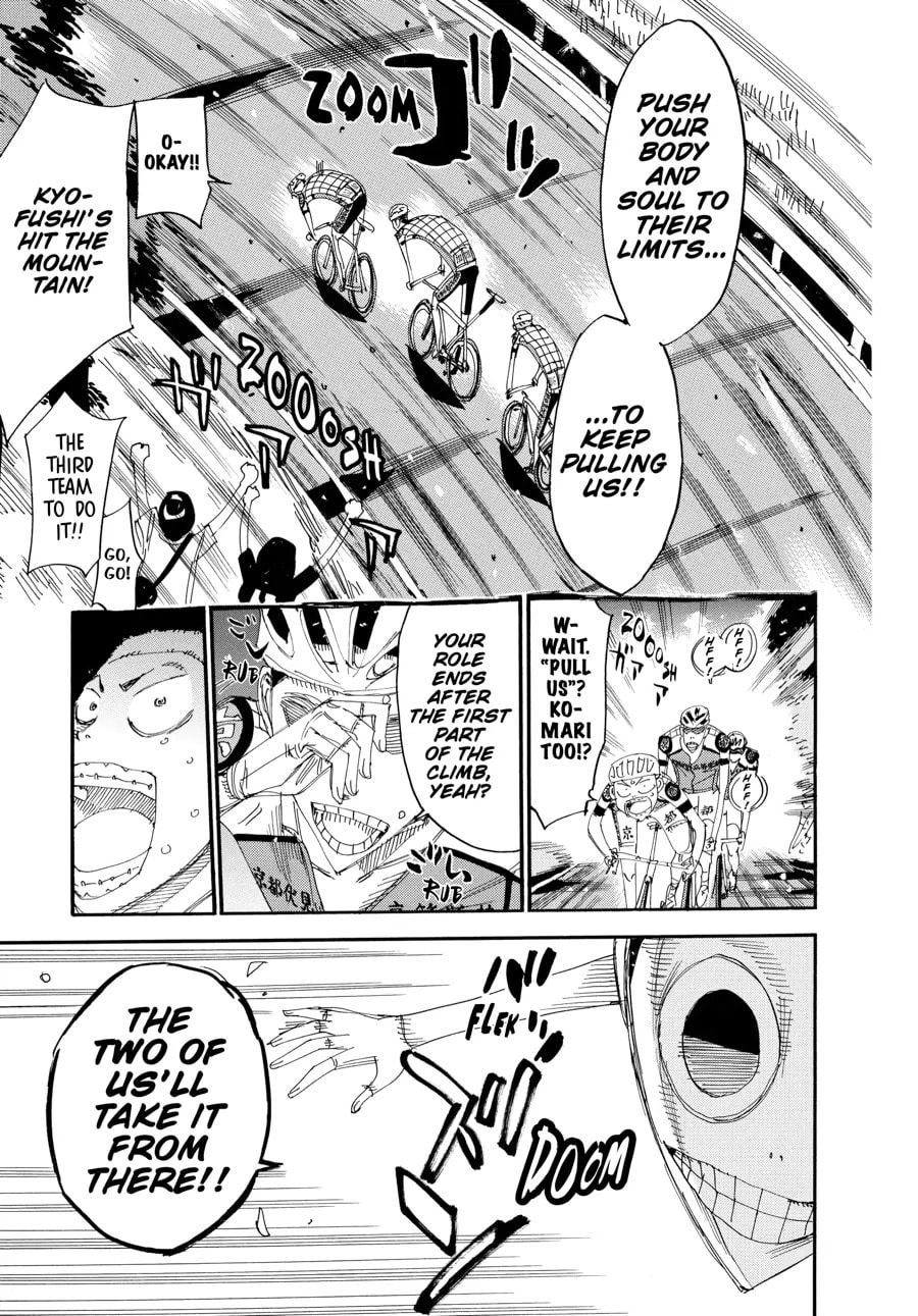 Yowamushi Pedal Chapter 460 page 17 - 
