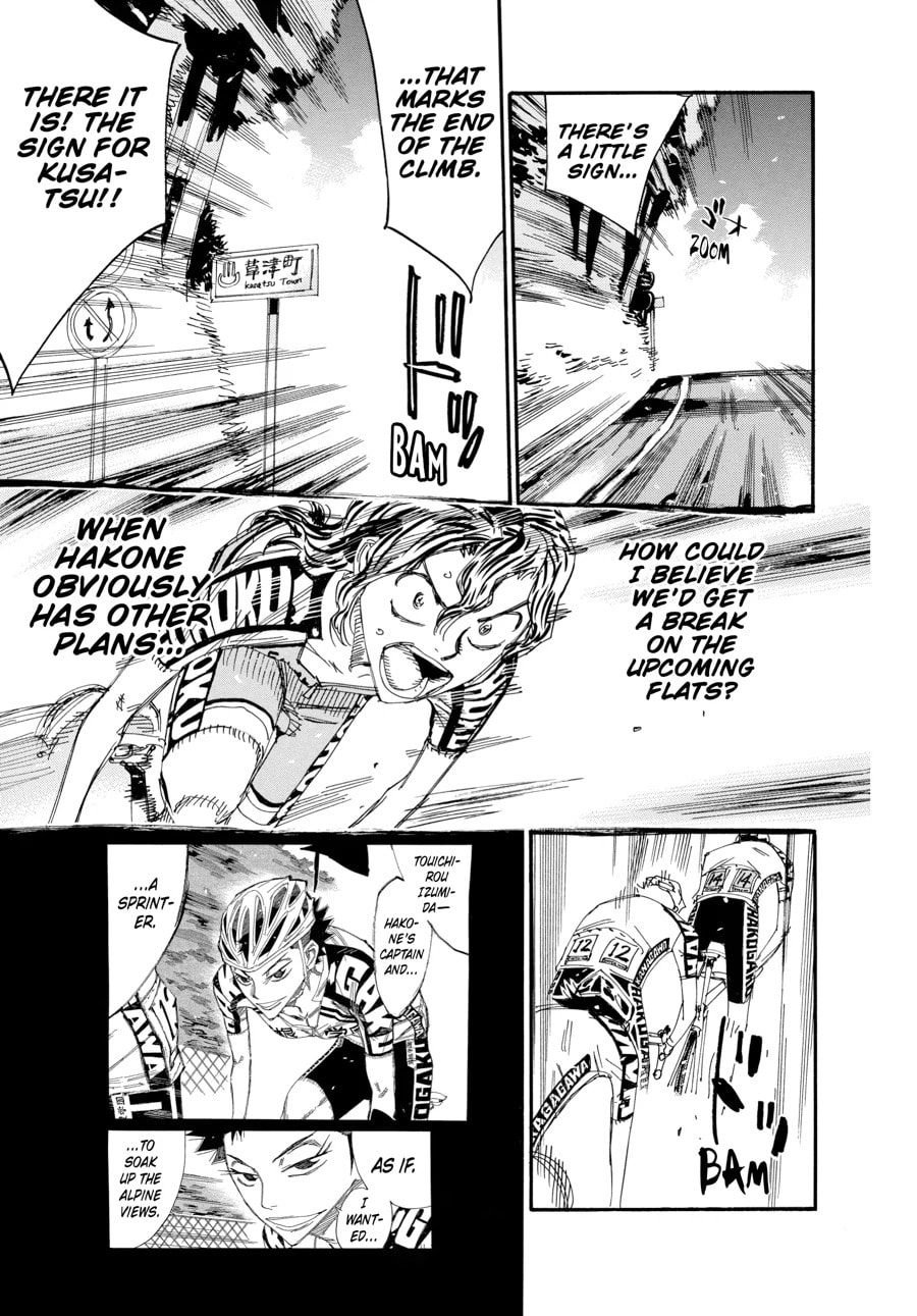 Yowamushi Pedal Chapter 461 page 15 - 