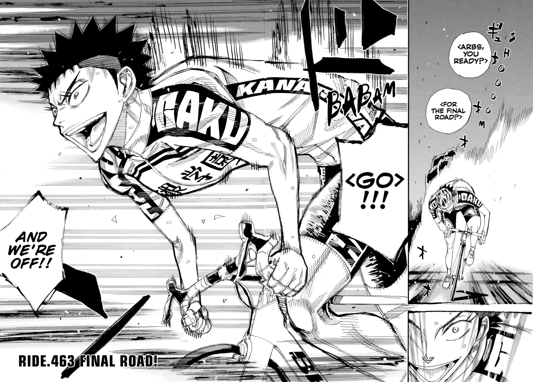 Yowamushi Pedal Chapter 463 page 2 - 