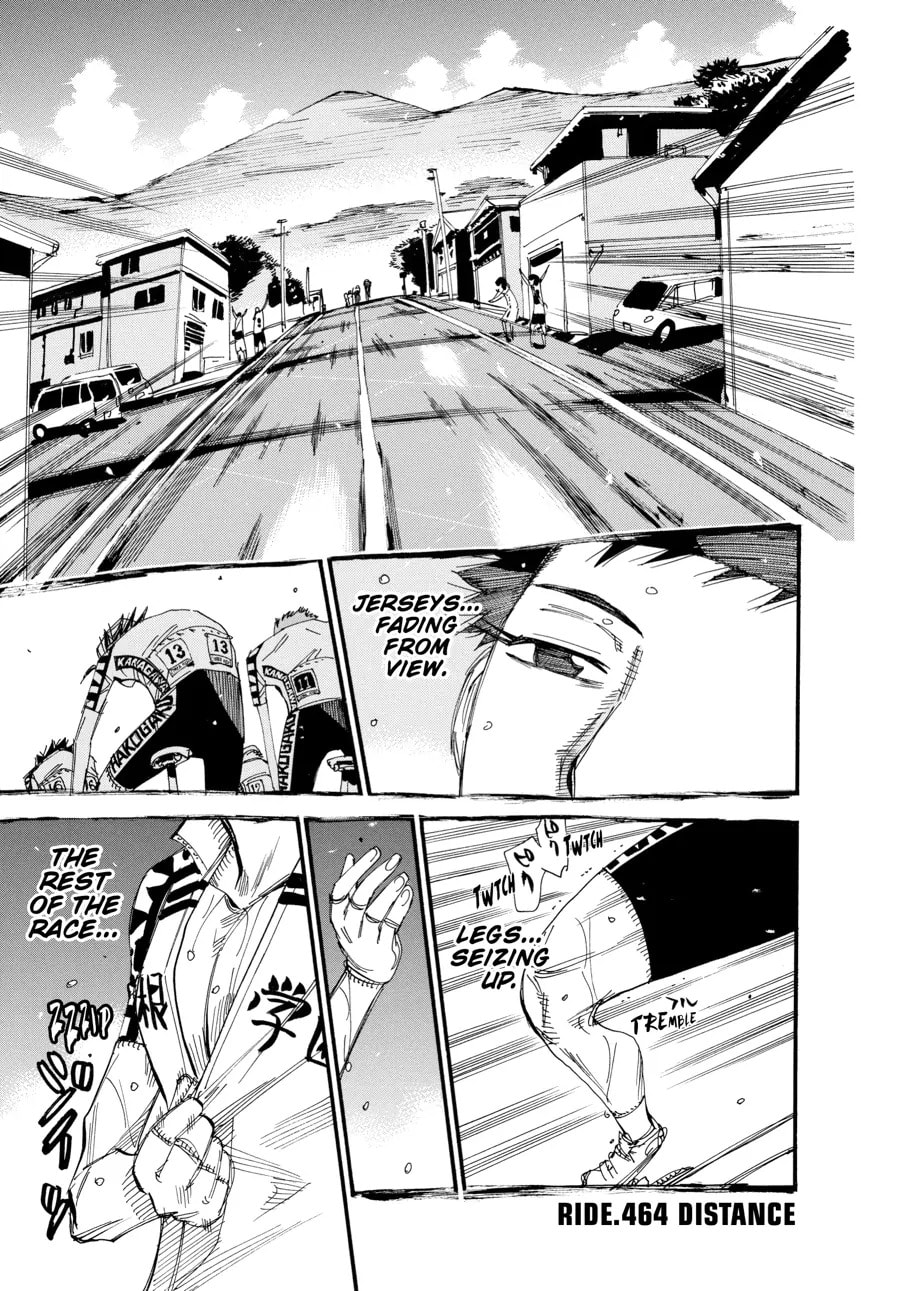 Yowamushi Pedal Chapter 464 page 1 - 