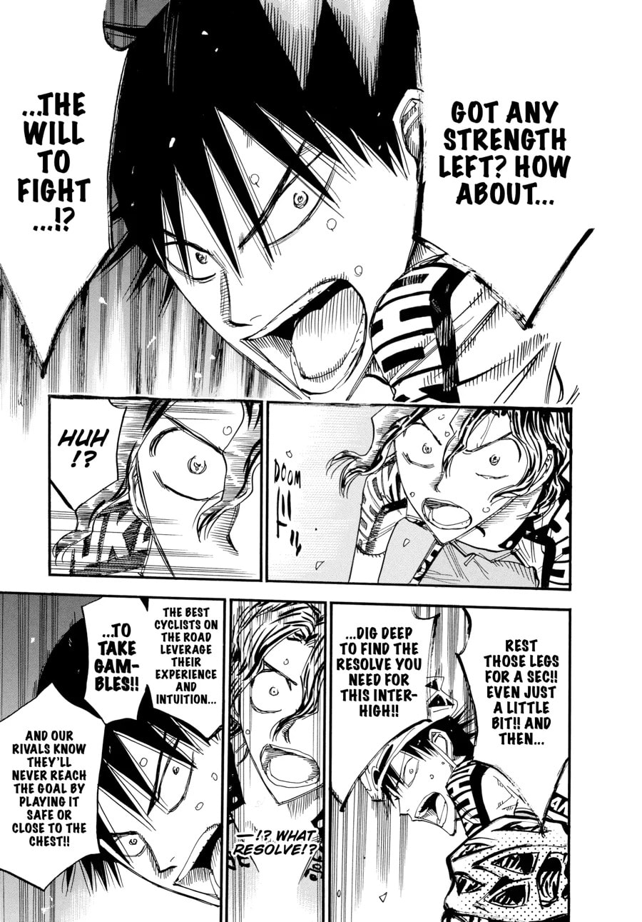Yowamushi Pedal Chapter 468 page 15 - 