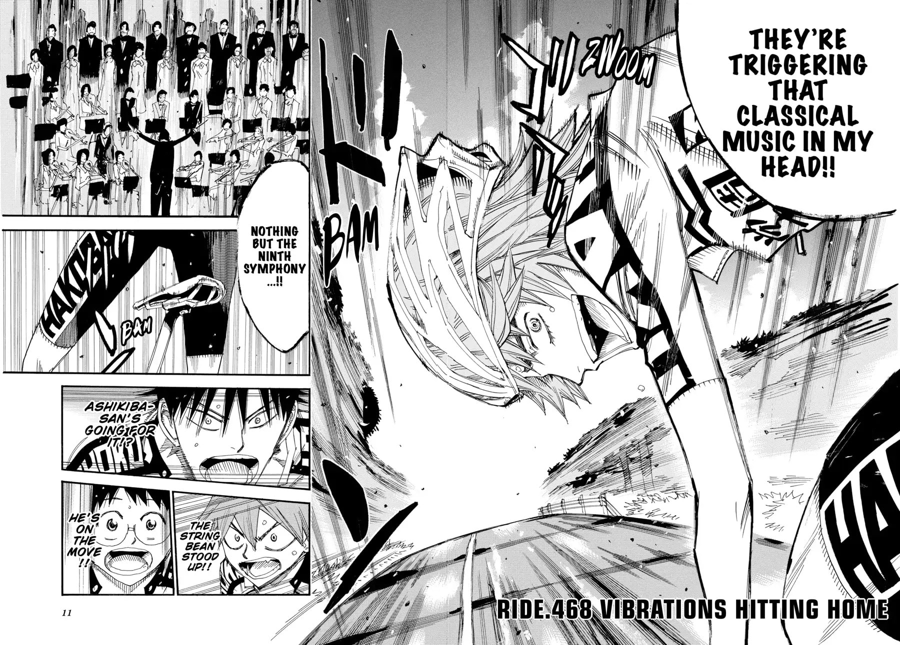 Yowamushi Pedal Chapter 468 page 9 - 