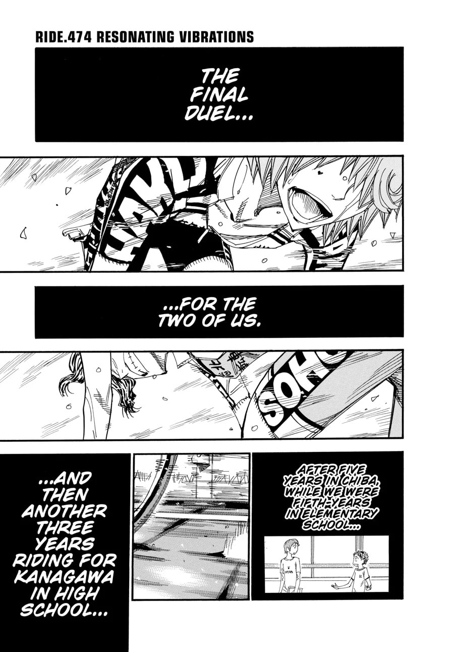 Yowamushi Pedal Chapter 474 page 1 - 