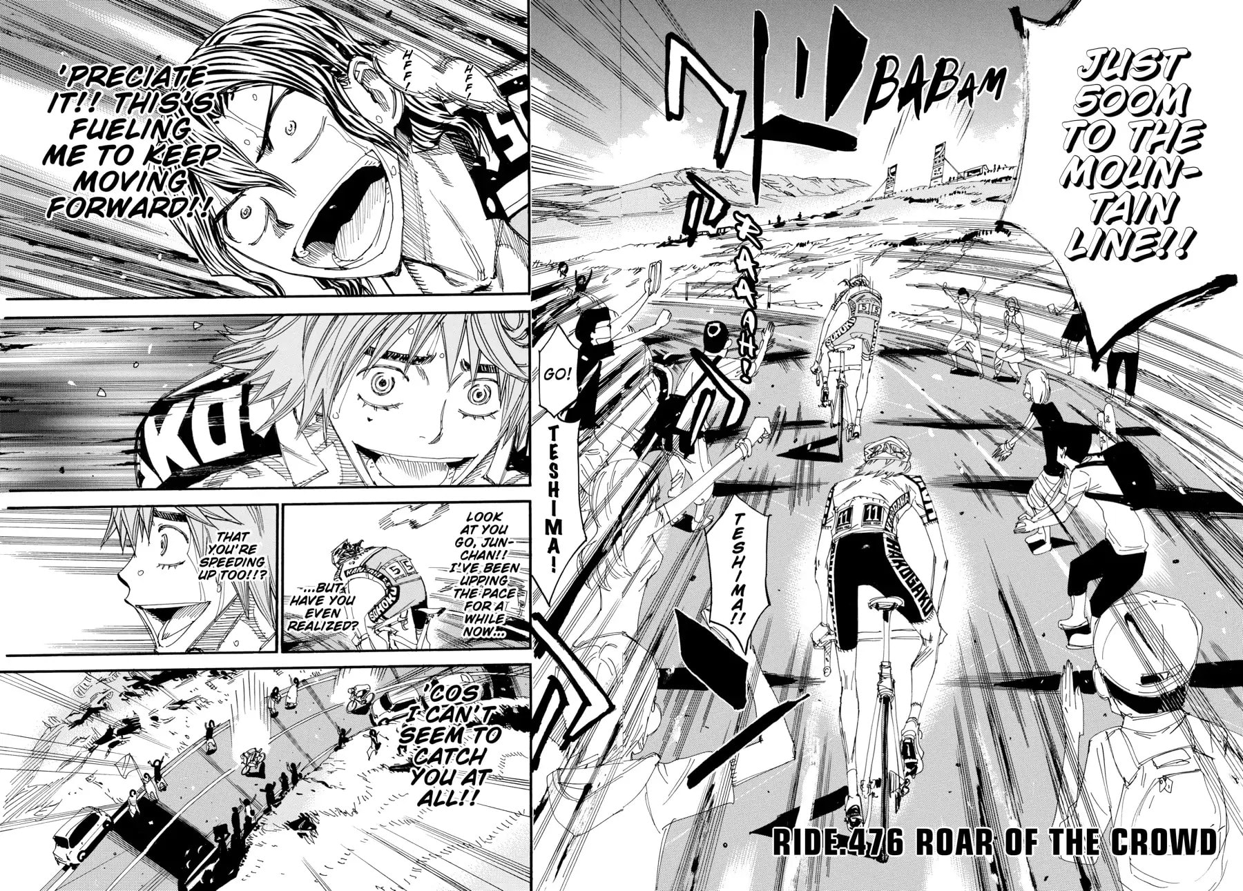 Yowamushi Pedal Chapter 476 page 3 - 