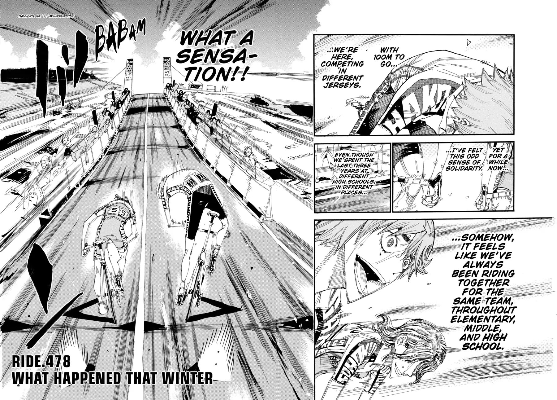 Yowamushi Pedal Chapter 478 page 2 - 