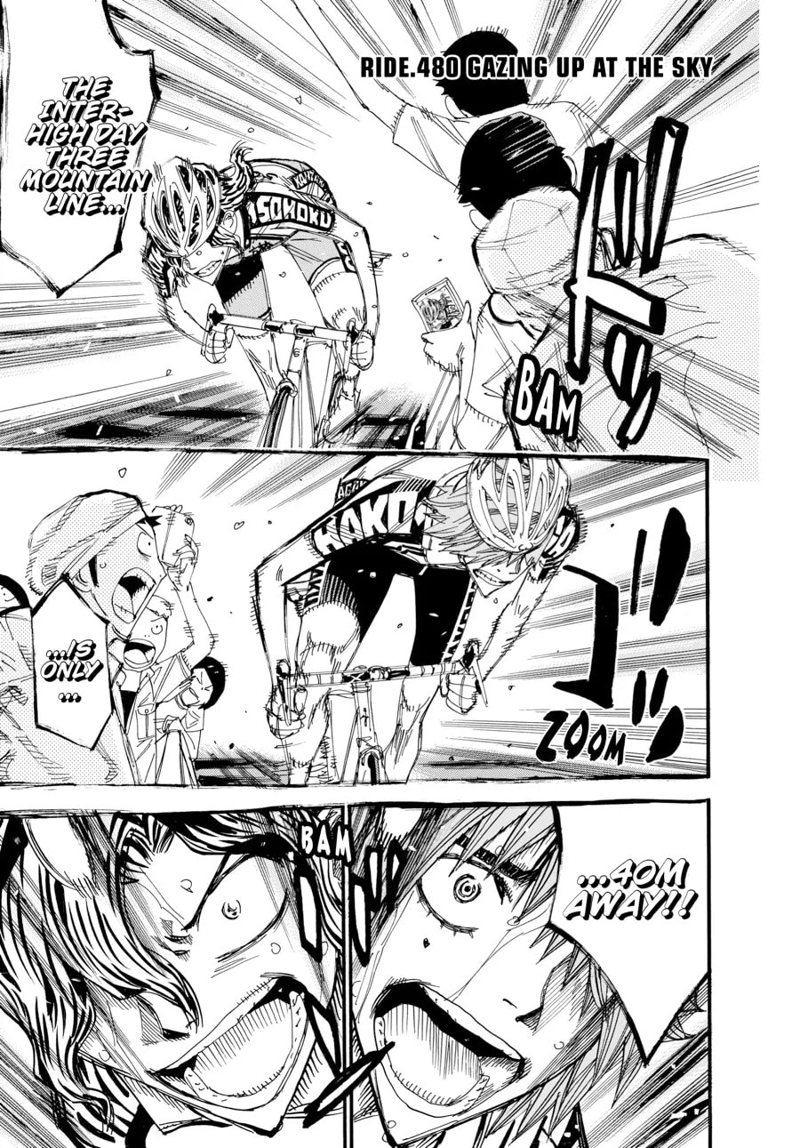 Yowamushi Pedal Chapter 480 page 1 - 