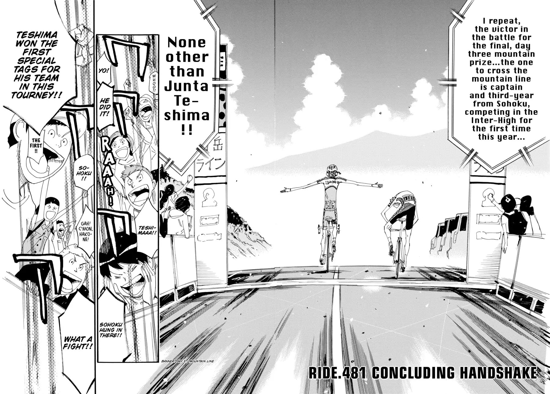 Yowamushi Pedal Chapter 481 page 2 - 