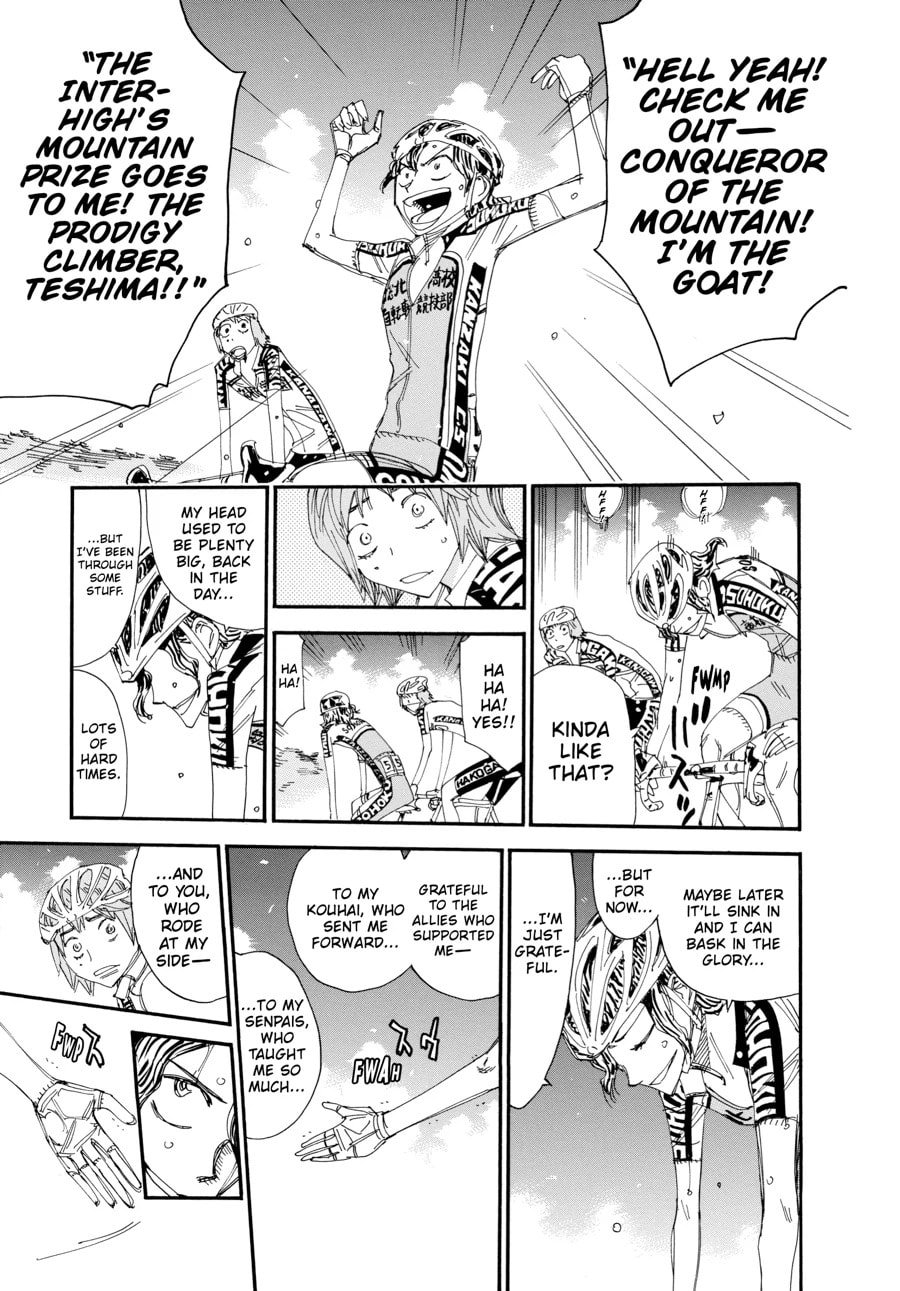 Yowamushi Pedal Chapter 481 page 9 - 
