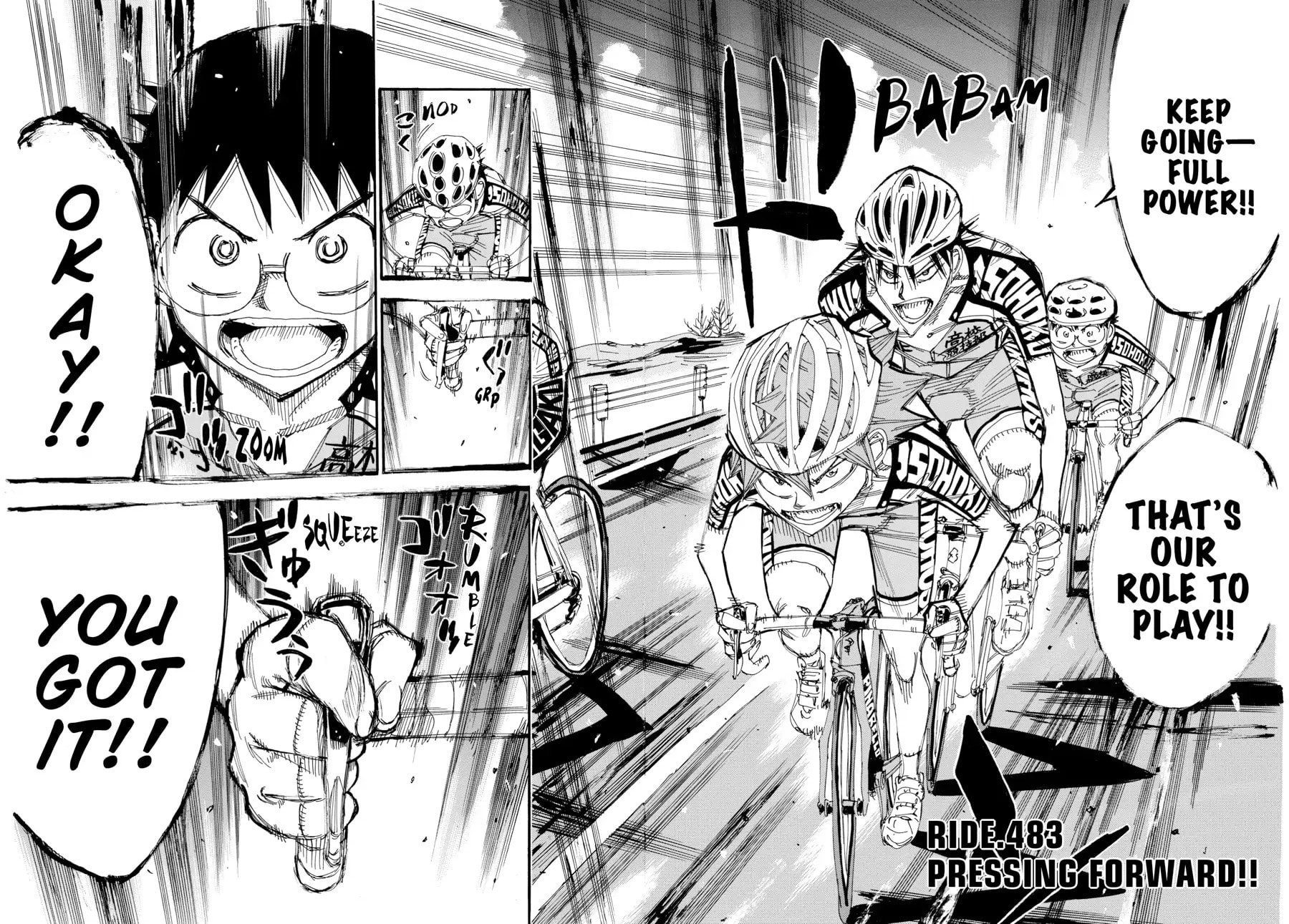 Yowamushi Pedal Chapter 483 page 4 - 