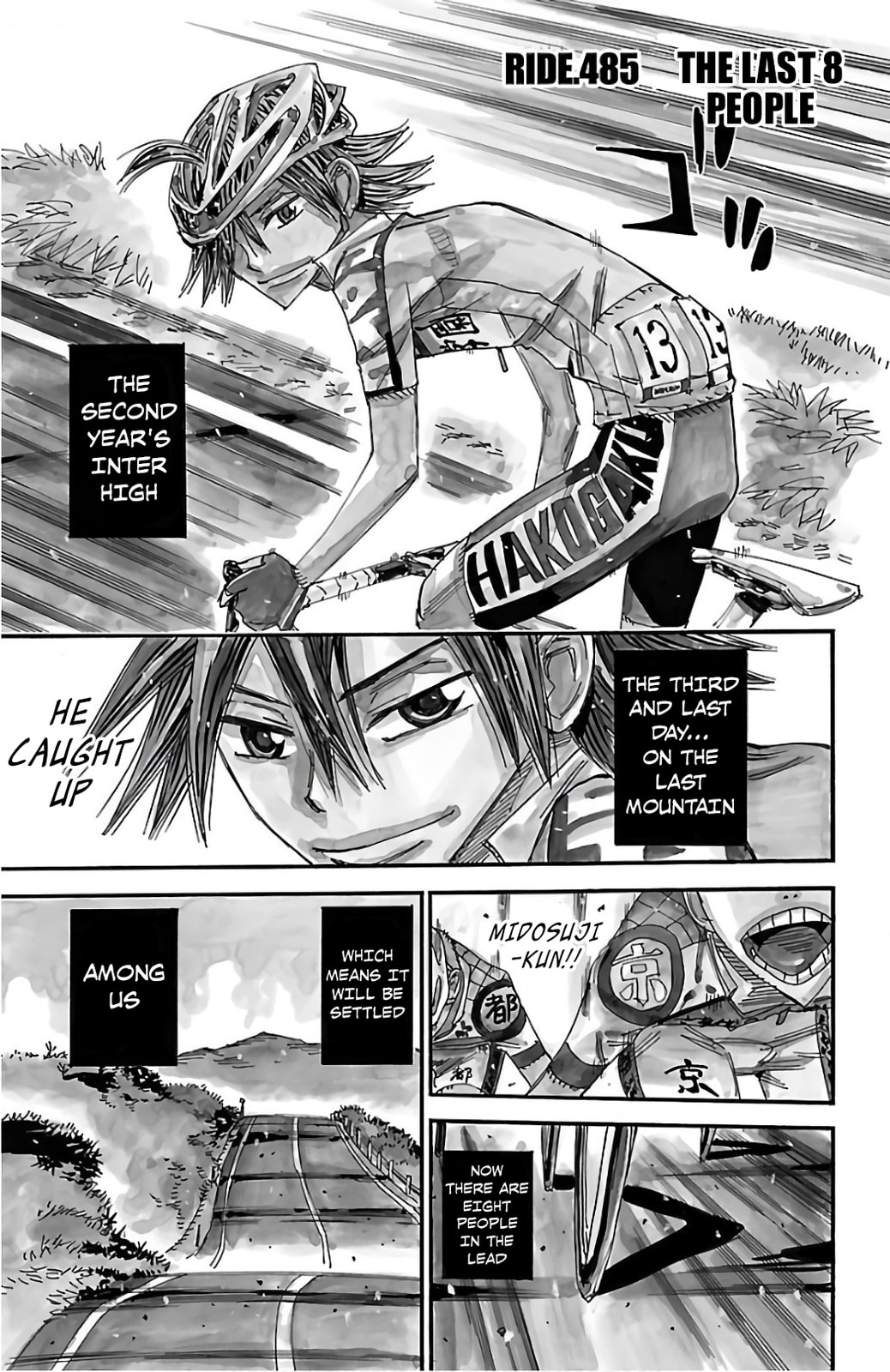 Yowamushi Pedal Chapter 485 page 2 - 