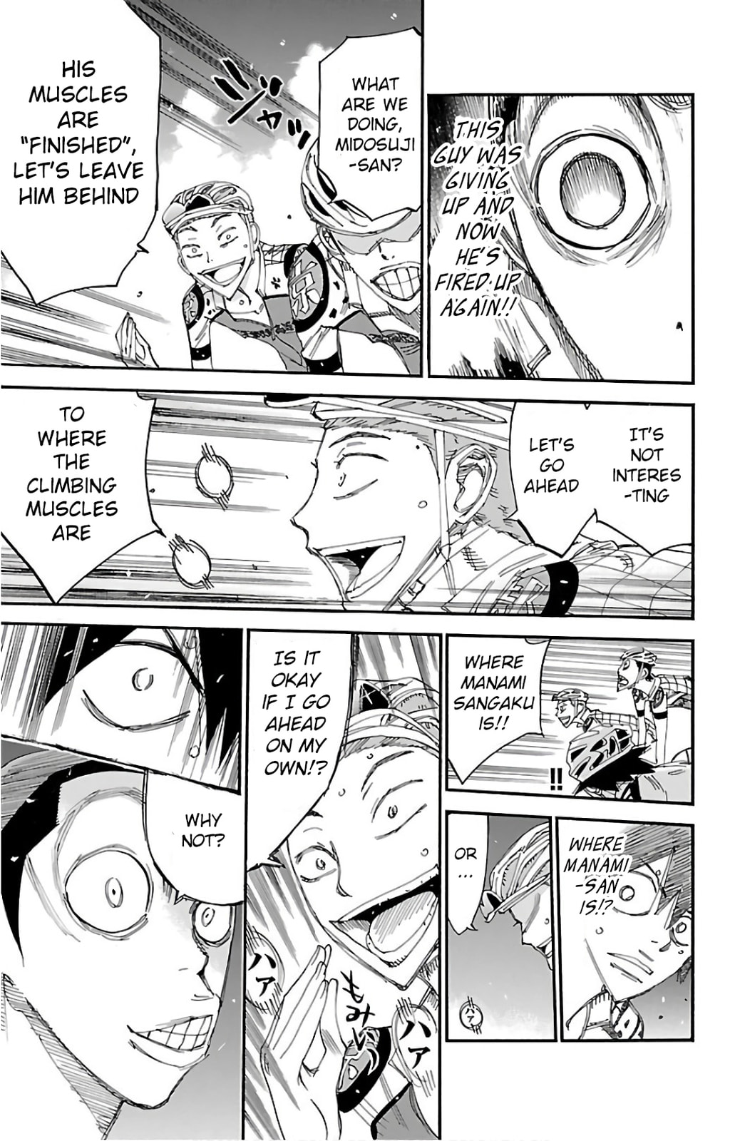 Yowamushi Pedal Chapter 487 page 13 - 