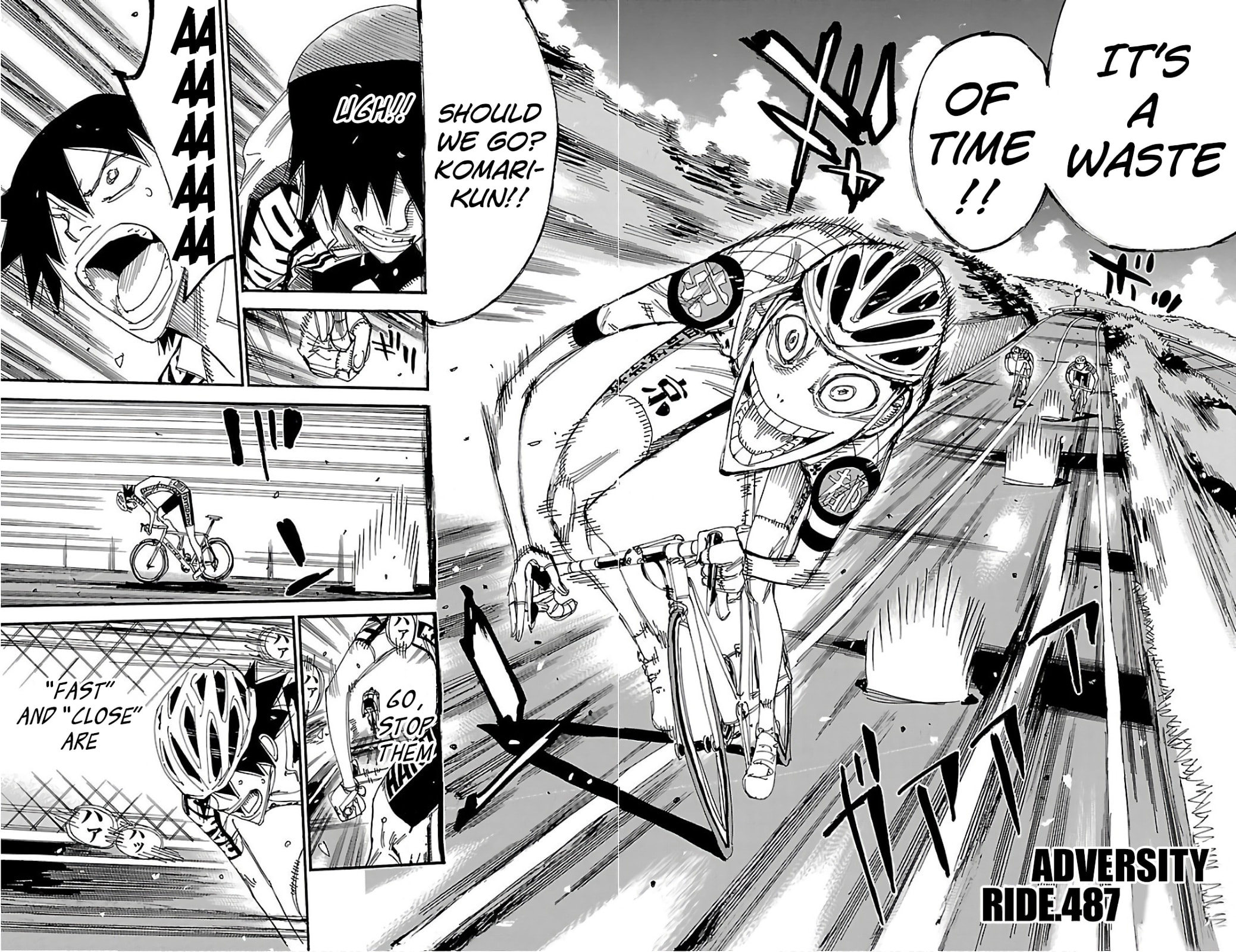 Yowamushi Pedal Chapter 487 page 3 - 