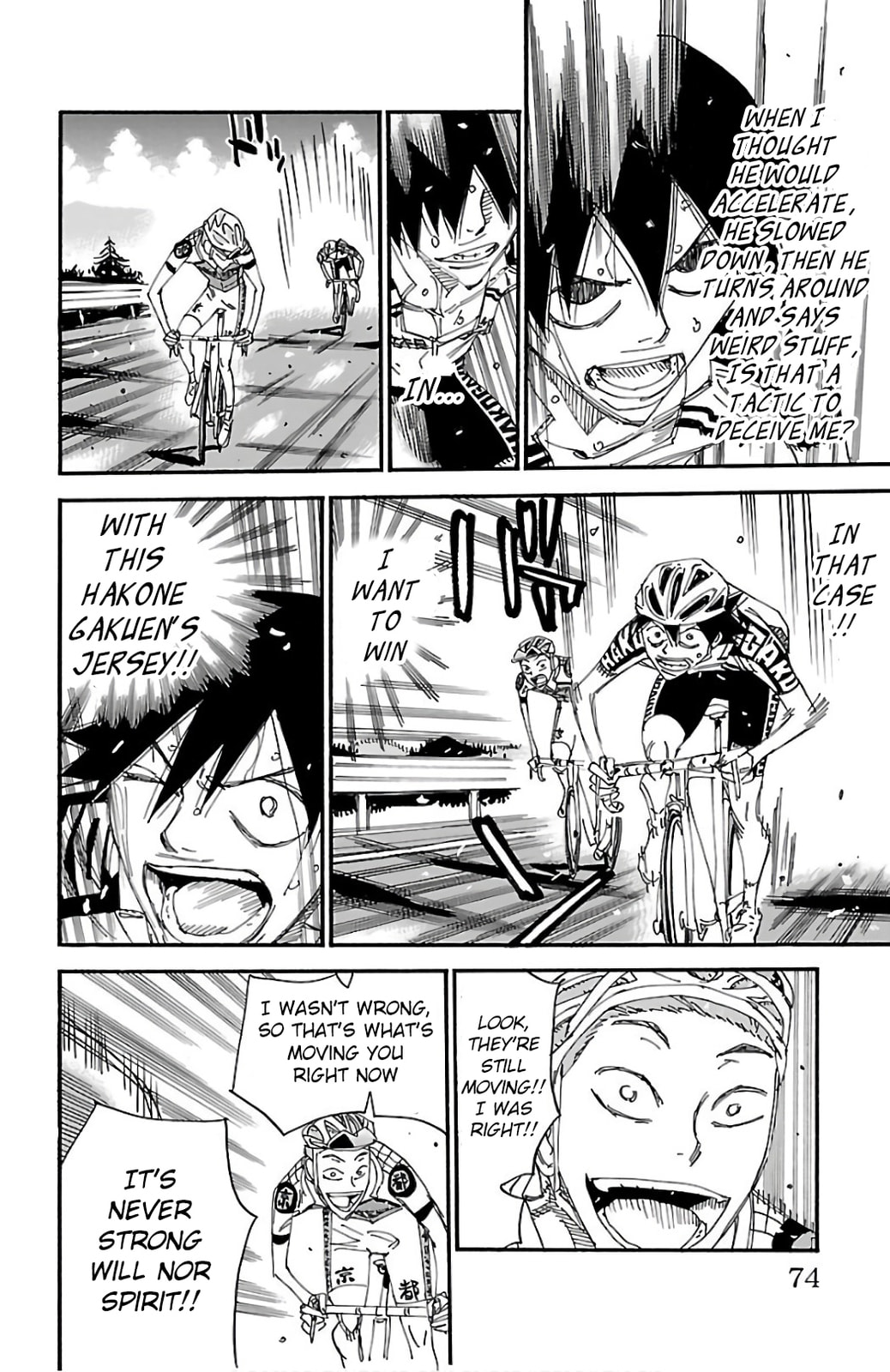 Yowamushi Pedal Chapter 488 page 3 - 