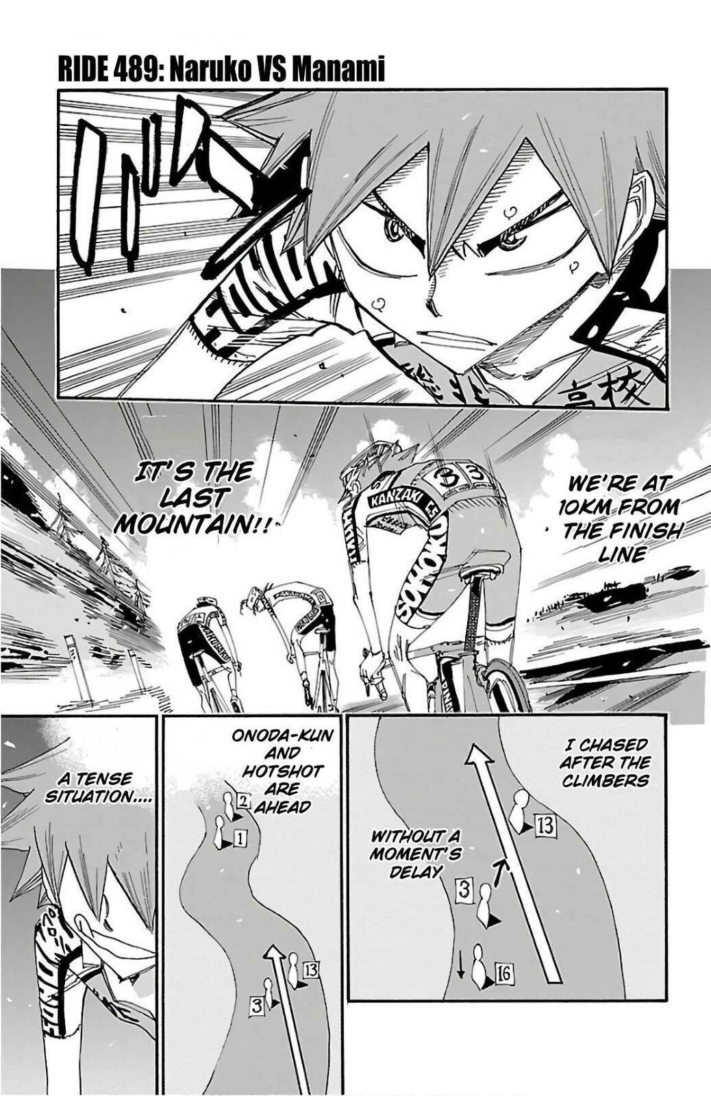 Yowamushi Pedal Chapter 489 page 1 - 