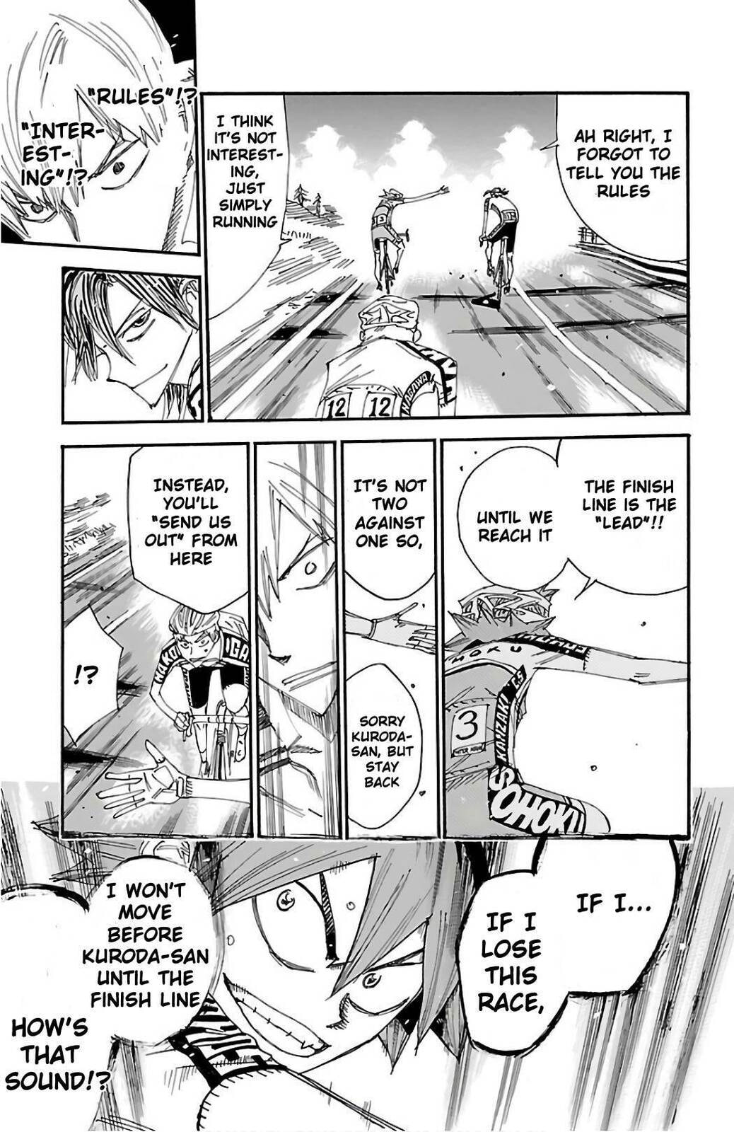 Yowamushi Pedal Chapter 489 page 19 - 