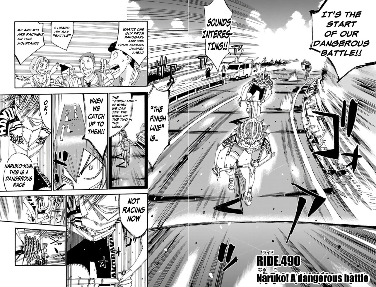 Yowamushi Pedal Chapter 490 page 2 - 