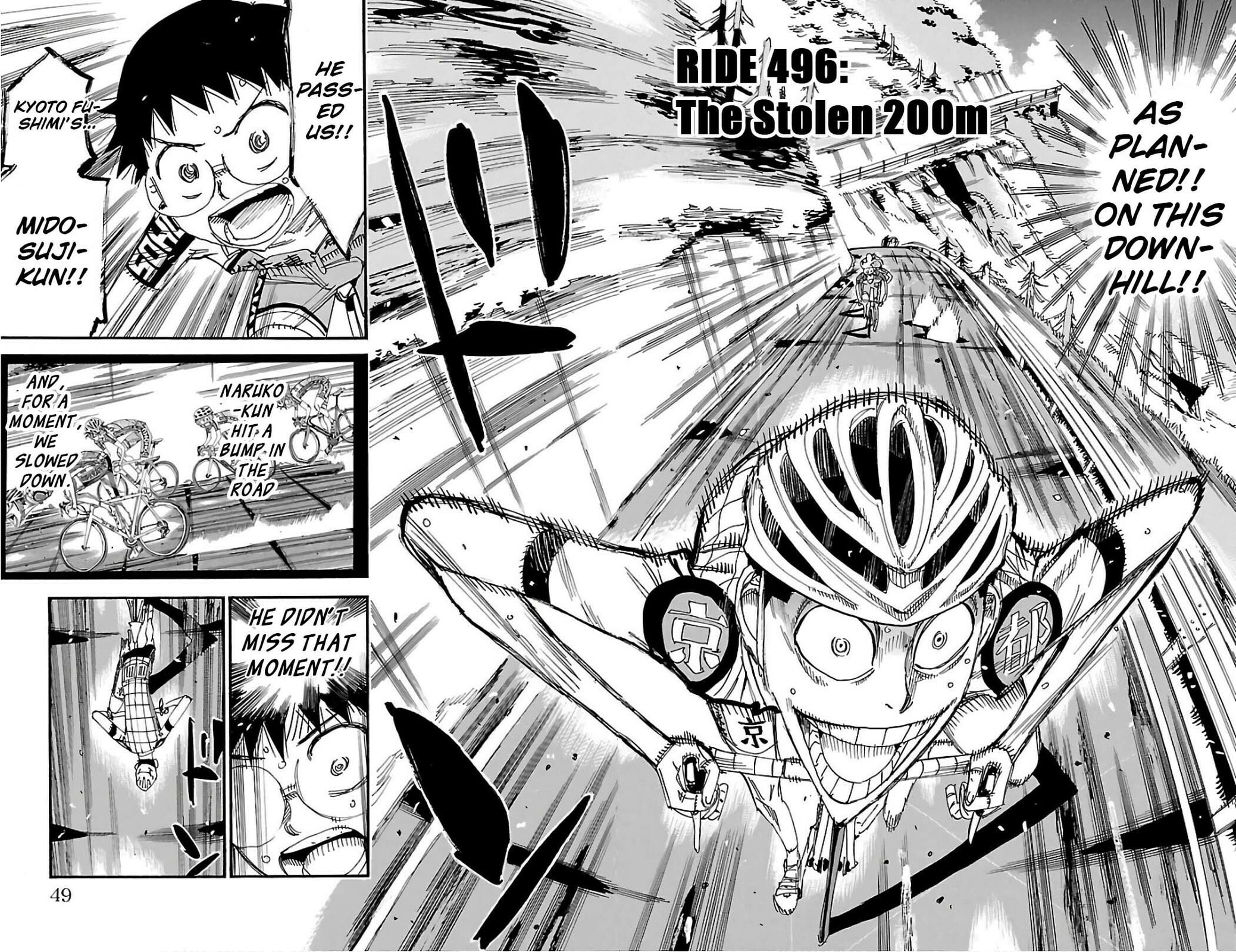 Yowamushi Pedal Chapter 496 page 2 - 