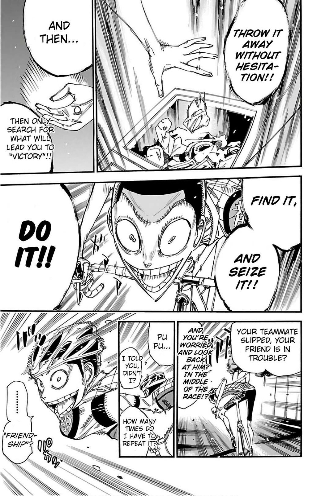 Yowamushi Pedal Chapter 496 page 4 - 