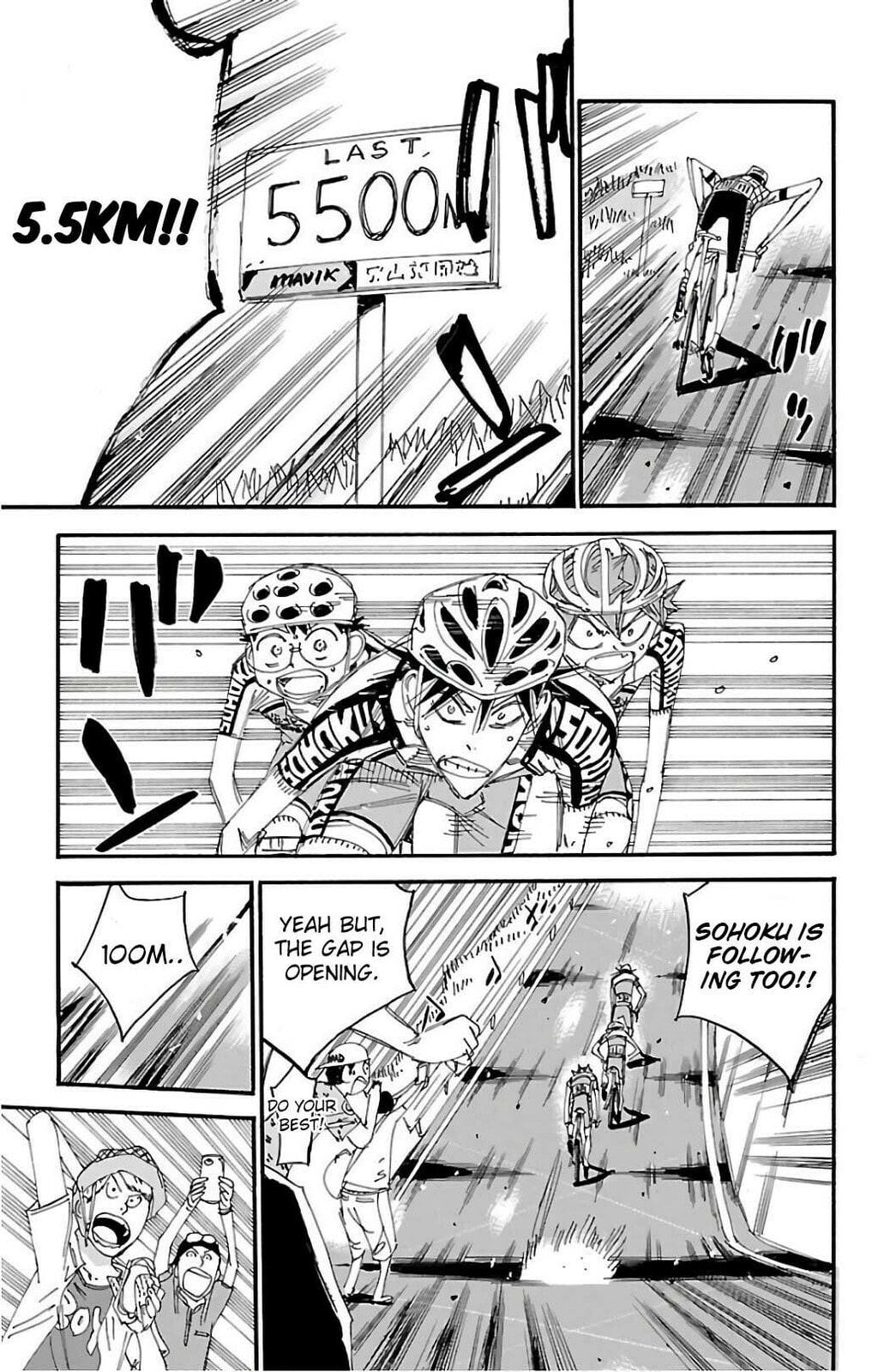 Yowamushi Pedal Chapter 496 page 8 - 